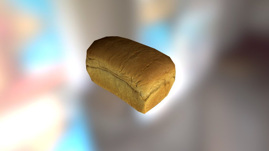 Bread Loaf - Low Poly