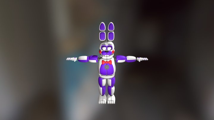 fnaf-sister-location-funtime-bonnie (1) 3D Model