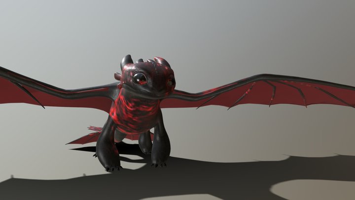 Toothless-httyd3wertgyhuj🫣🫣 3D Model