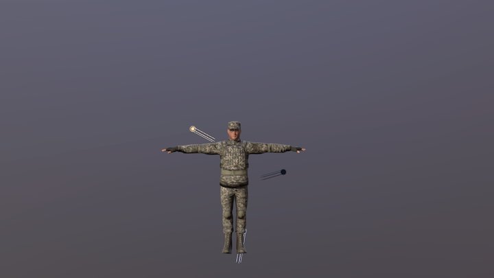 Soldier 3D Model