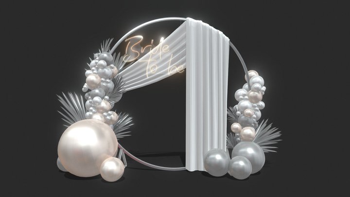 Balloon Arch 4 3D Model
