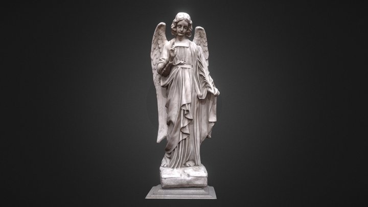 Orthodox Angel Statue Scan 3D Model