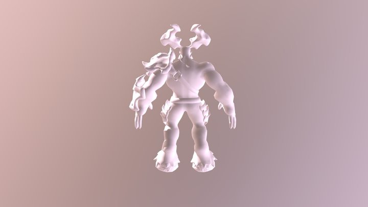 Demon Low 3D Model