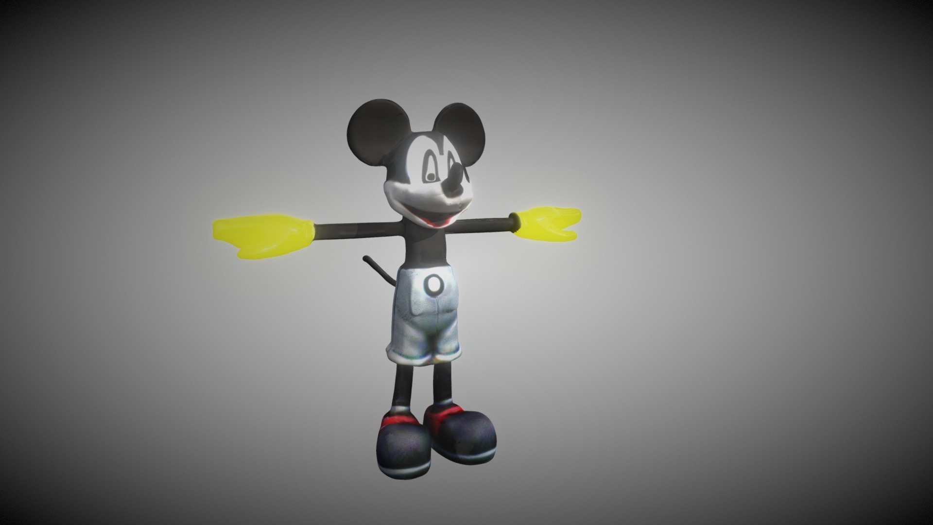 Mickey Mouse T pose - Buy Royalty Free 3D model by Dominic Baker ...