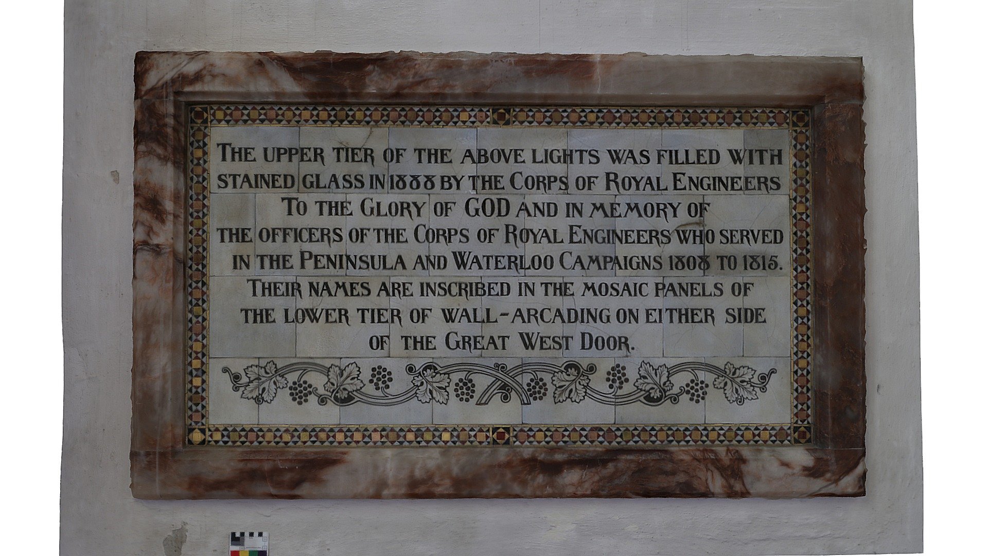 Memorial to Royal Engineers casualties 1881