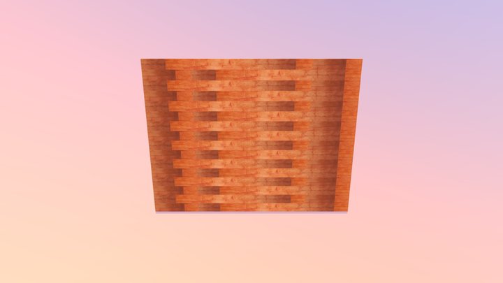 Pared Madera 3D Model
