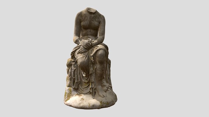 Headless Nymph Statue 3D Model