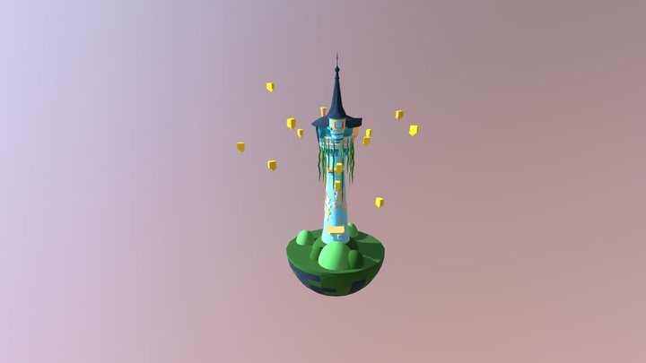 Rapunzel Tower Yalith Mendoza A01657016 3D Model