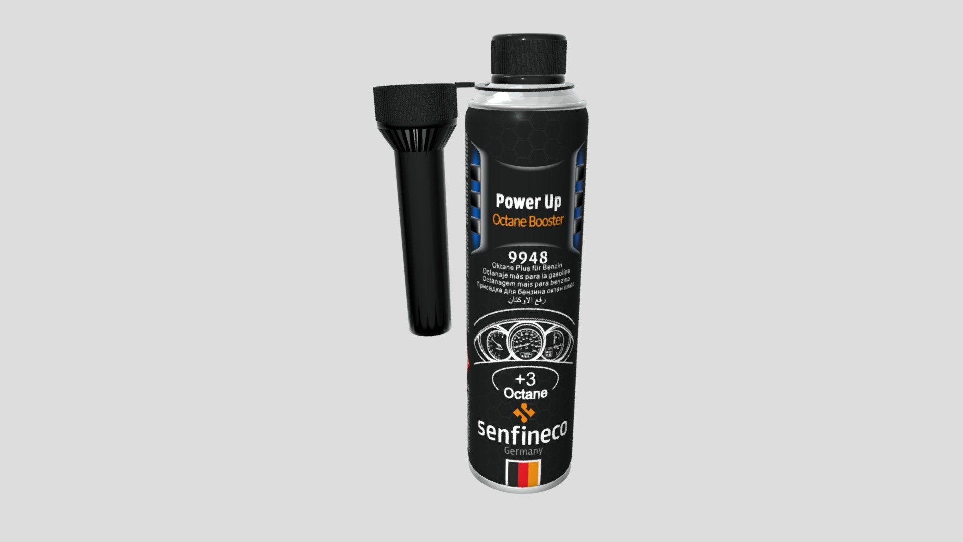 9948 Power Up Octane Booster — Sketchfab embed 3D viewer