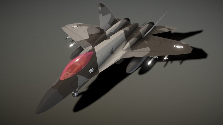 Fighterjet 3D models - Sketchfab