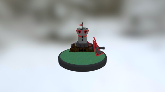 Tank Tower 3D Model