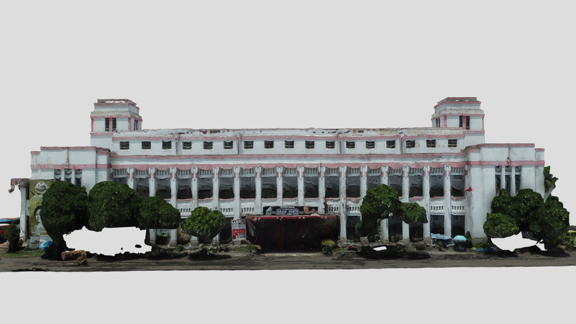 Gedung Internatio Surabaya 3d Model By Ramadhanangga 51be689 Sketchfab 8578