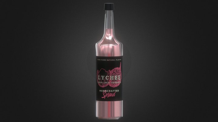 Lychee Syrup 3D Model