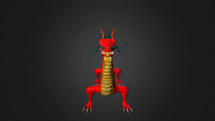 Chinese Dragon 3D Model