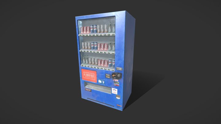 Vending Machine 3D Model