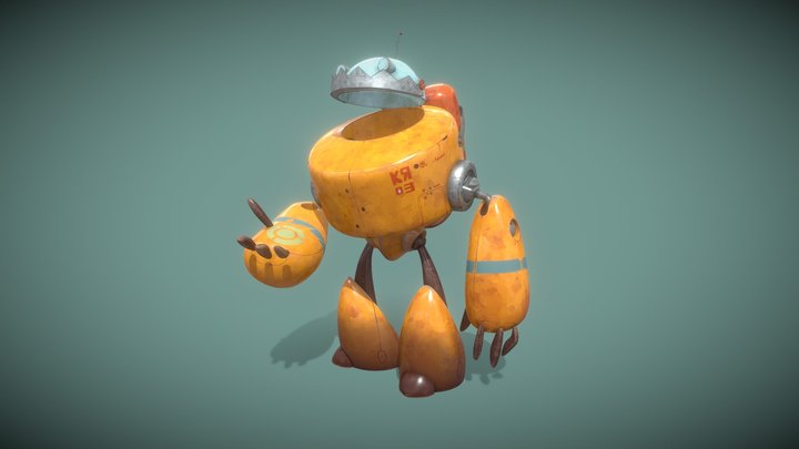 Robot 2 3D Model