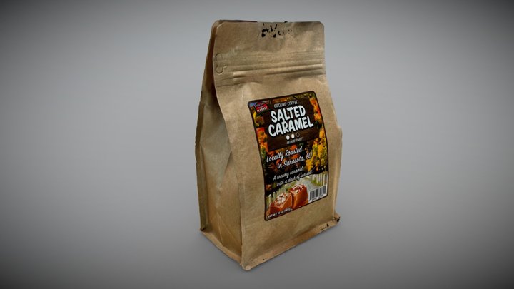 Detwiler’s Salted Caramel / Coffee Grounds Bag 3D Model