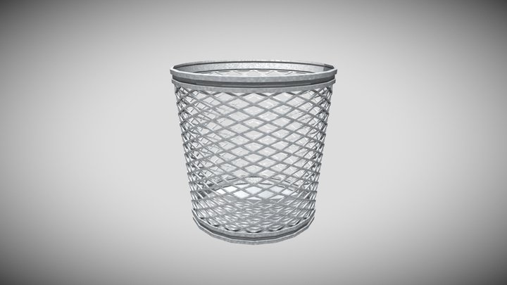 Trash Can 3D Model