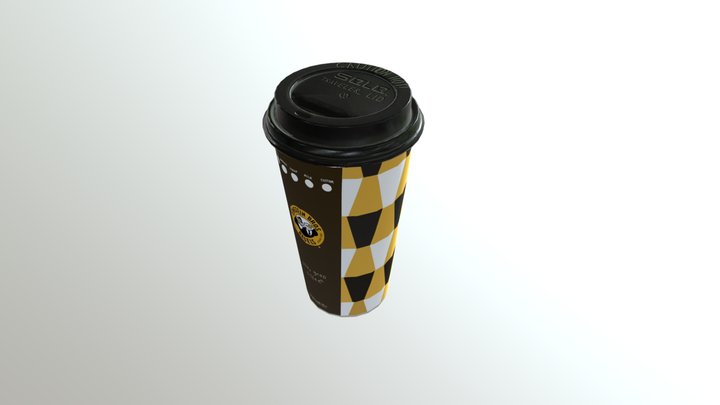 Einstein Bros Coffee Cup 3D Model