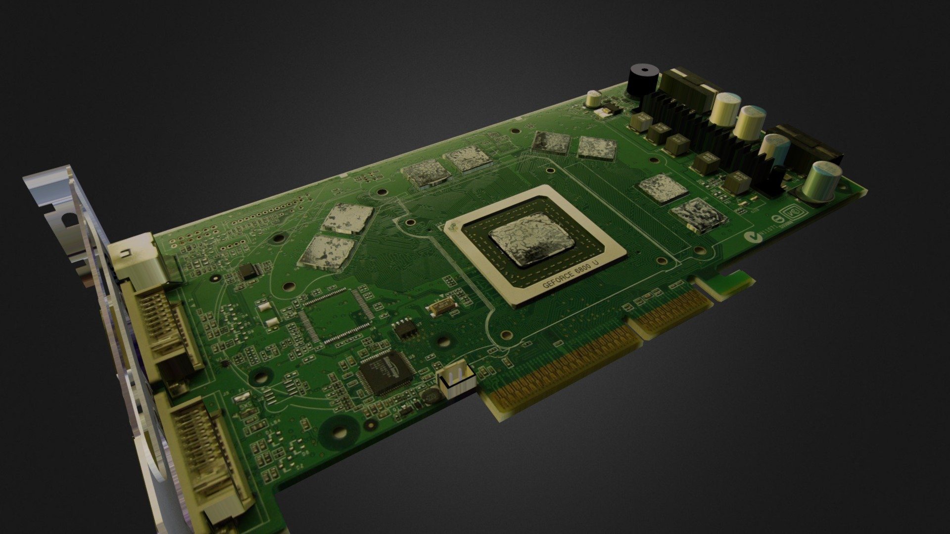 Graphics Card - 3d Model By Delmark2k12 [51c2b3b] - Sketchfab