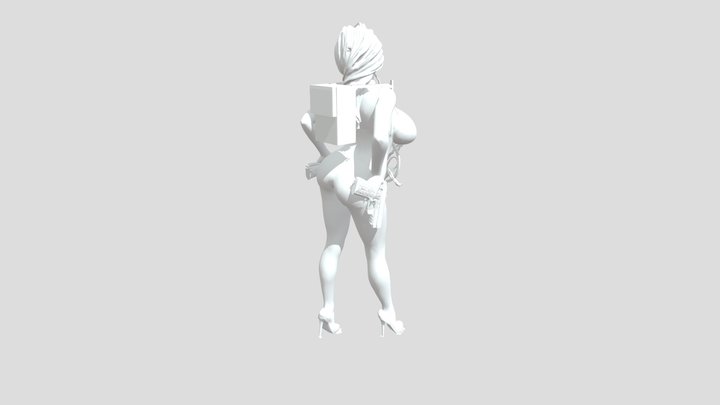 Lara Croft Phenix Reload with Relik of Liberty 3D Model