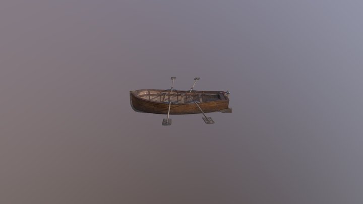 Old Age Boat 3D Model