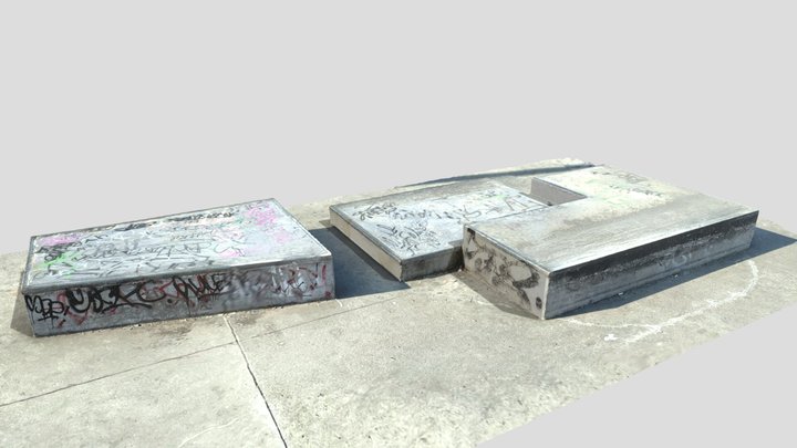 skatepark Gliwice LIDAR 3D scan 3D Model