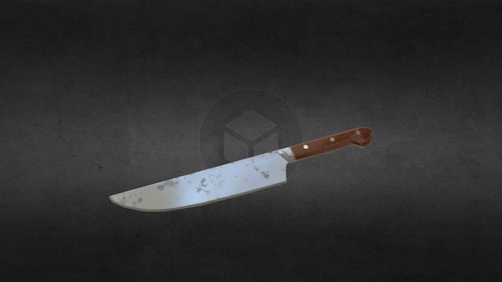 PBR - Kitchen Knife 3D Model