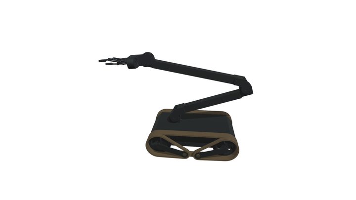 Blueline Robot 3D Model