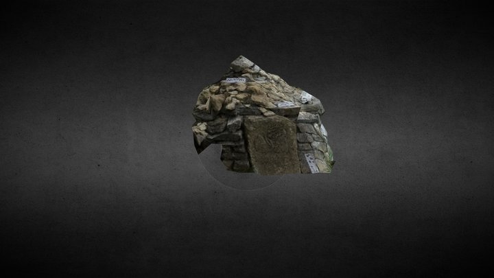 Wenlock Edge Crinoid Cairn 3D Model