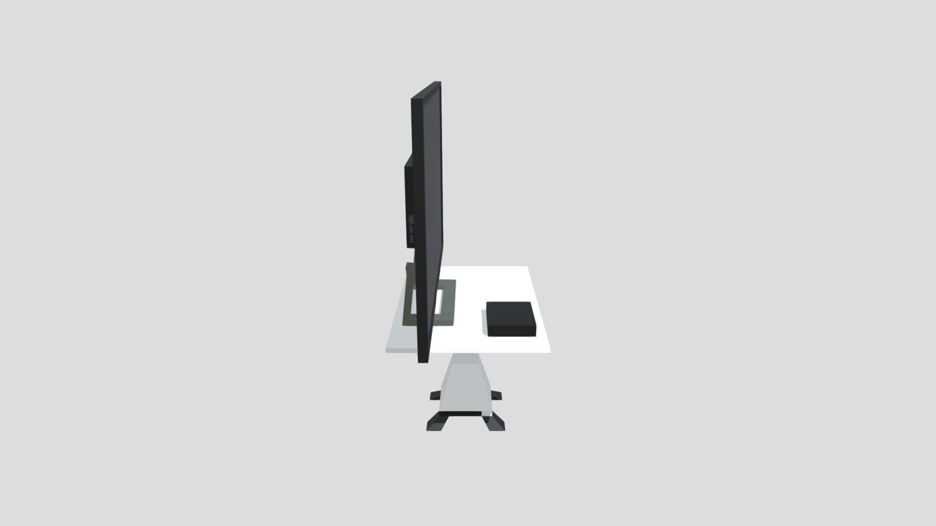 Tv set (low poly)