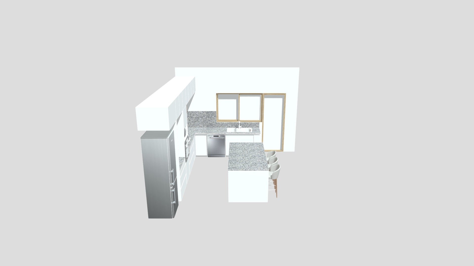 Cocina Roca - 3D model by concepto.duet [51c6125] - Sketchfab