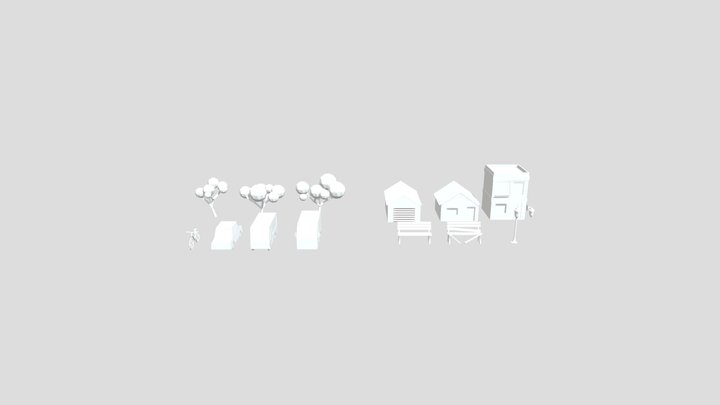 Low-Poly Urban Environment Pack(Free)