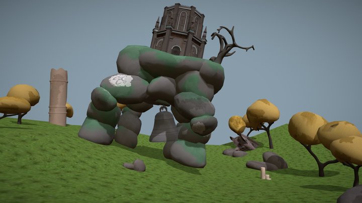 Walking Mausoleum 3D Model