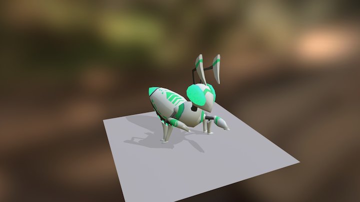 Ant Spawn and Attack 3D Model