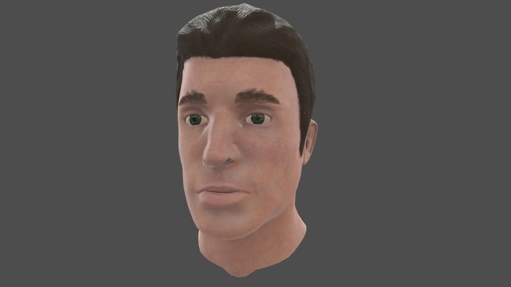 Chris Evans Bust 3D Model