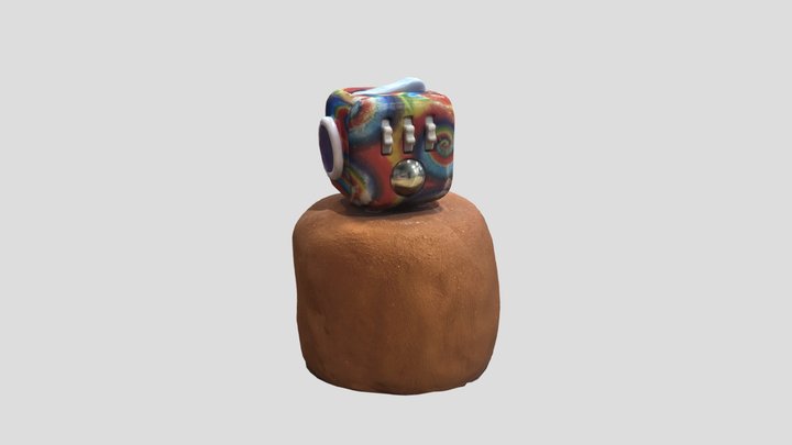 Decorative Cube 3D Model