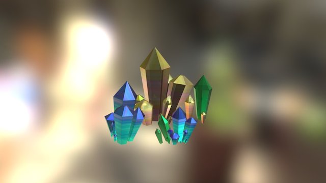 Crystals 3D Model