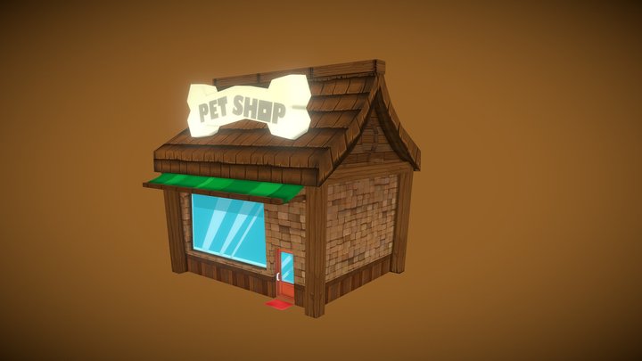 Pet Shop - Scenery 3D Model