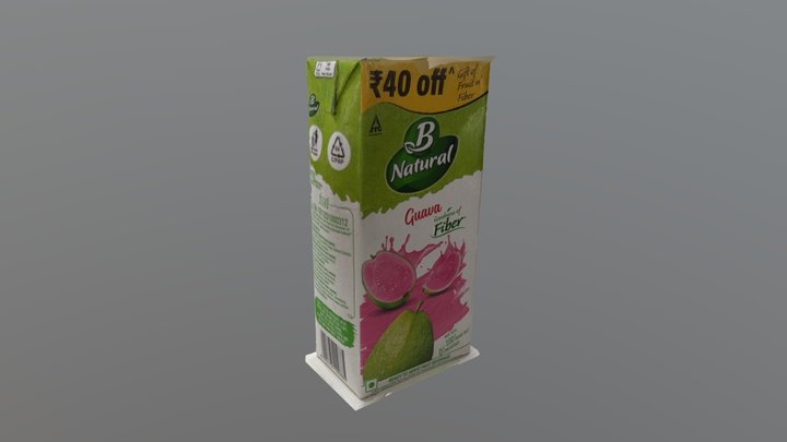 Juice Box 3d scan 3D Model