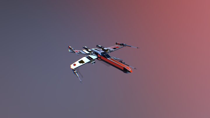 X-Wing 3D Model
