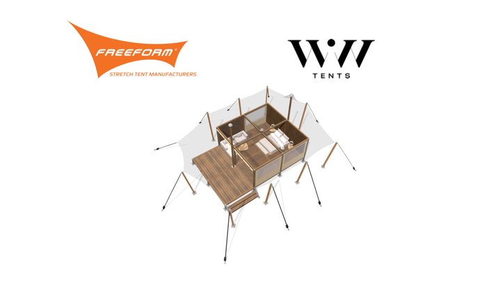 WOW Tents - Wanderer 37 (Transparent) 3D Model