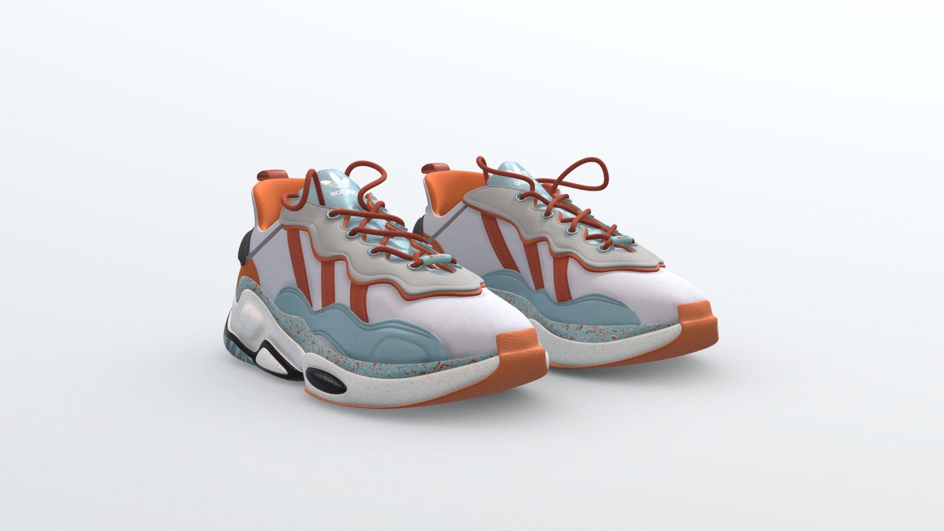 Adidas Originals OZWEEGO Buy Royalty Free 3D model by Netovanniy