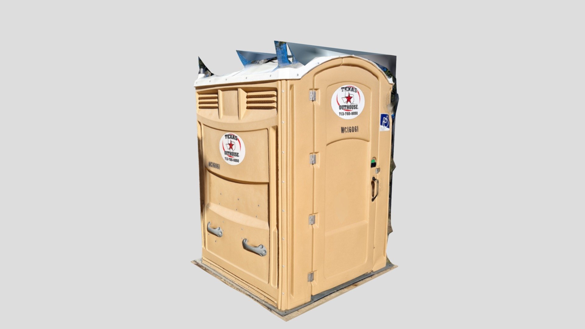 Portapotty Download Free 3D model by ChaoticGacha [51ce640] Sketchfab