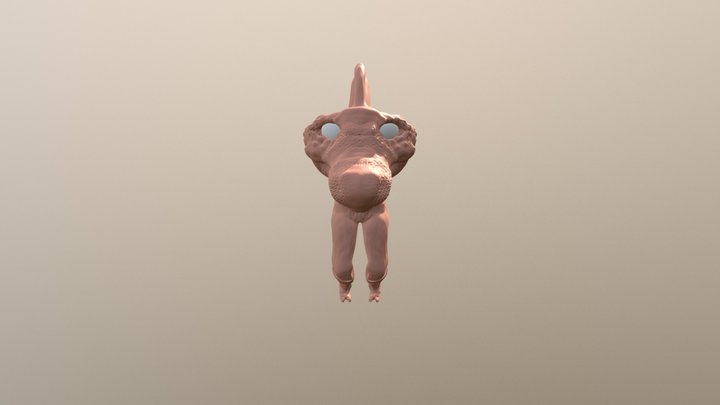 Sculpt Jan 18 Day 26 dragon 3D Model