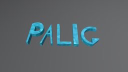 Palig in 3D (my first 3D project) 3D Model