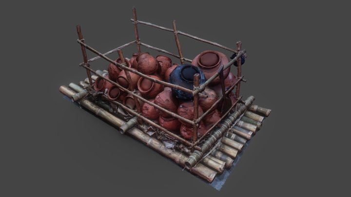Vasijas de Barro Panóptico Ibagué 3D Model