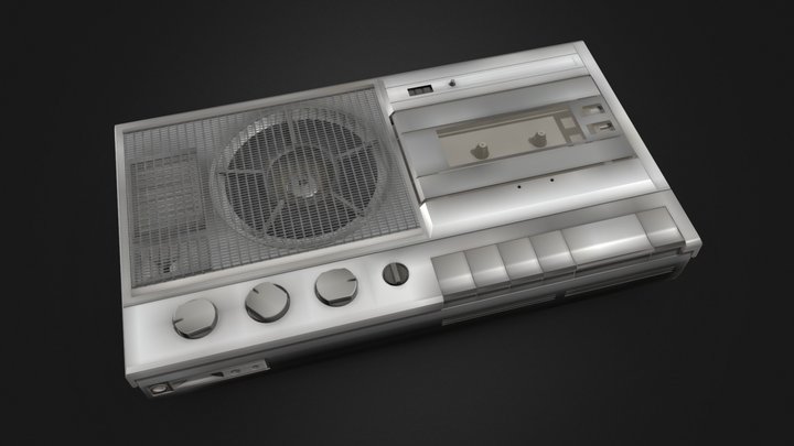 Philips Cassette Recorder D6410 3D Model