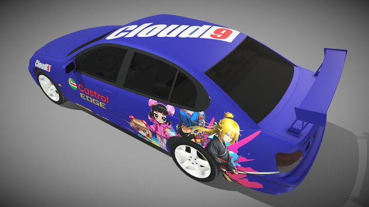 GS300 CarDesign 4 3D Model