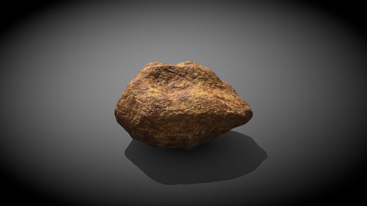Desert Rock 02 3D Model